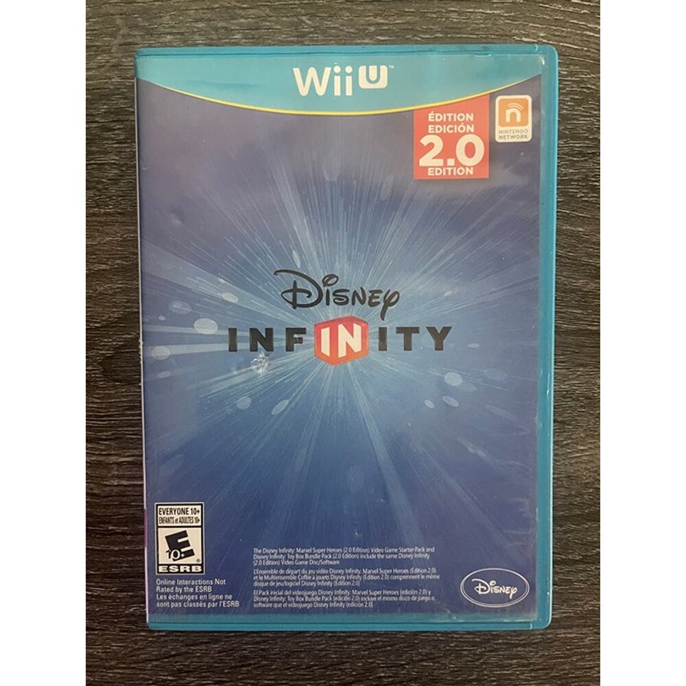 Disney Infinity 2.0 Wii U Game Complete w/ Case Disc USED
